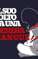 Il suo volto era una maschera di sangue