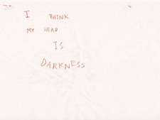 I Think My Head is Darkness