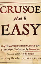 Crusoe Had It Easy