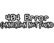 404 Error: Connection Not Found