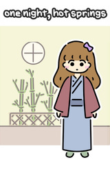 one night, hot springs