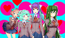 Симулятор свиданий в японском книжном клубе старшеклассниц