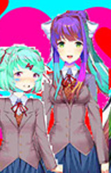 Симулятор свиданий в японском книжном клубе старшеклассниц