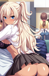 Kuro Gyaru Musume to no In'yoku Soukan ~Honrou Sareru Chichioya no Seiyoku~