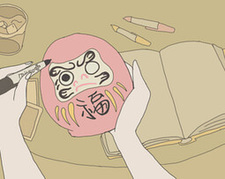 Lilies and Daruma- Hana's Route