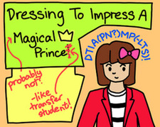 Dressing To Impress A (Probably Not?) Magical Prince(-Like Transfer Student)!