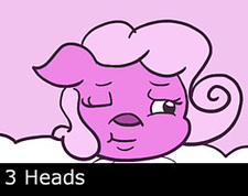 3 Heads, 2 Selfcest, 1 Critter Comfort