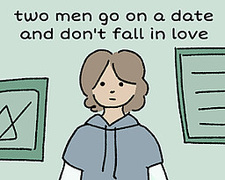 two men go on a date and don't fall in love