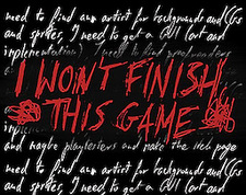 i won't finish this game