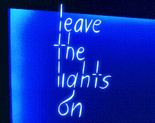 leave the lights on