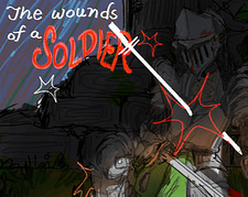 The wounds of a soldier