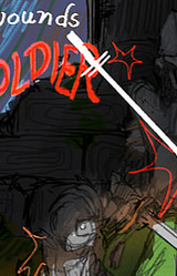 The wounds of a soldier