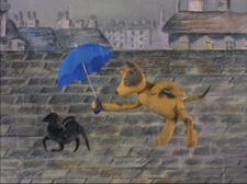 Коро на крыше