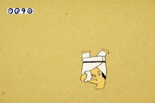 Стоящий на руках мальчик, беги!