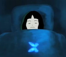 Голубая бабочка