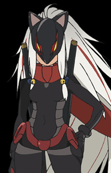 Девушка в маске лисы