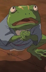 Зелёная лягушка