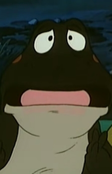 Коричневая лягушка