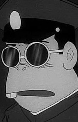 Студент с выступающими зубами