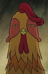 Петух-художник