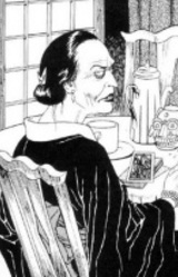 Сгорбленная женщина